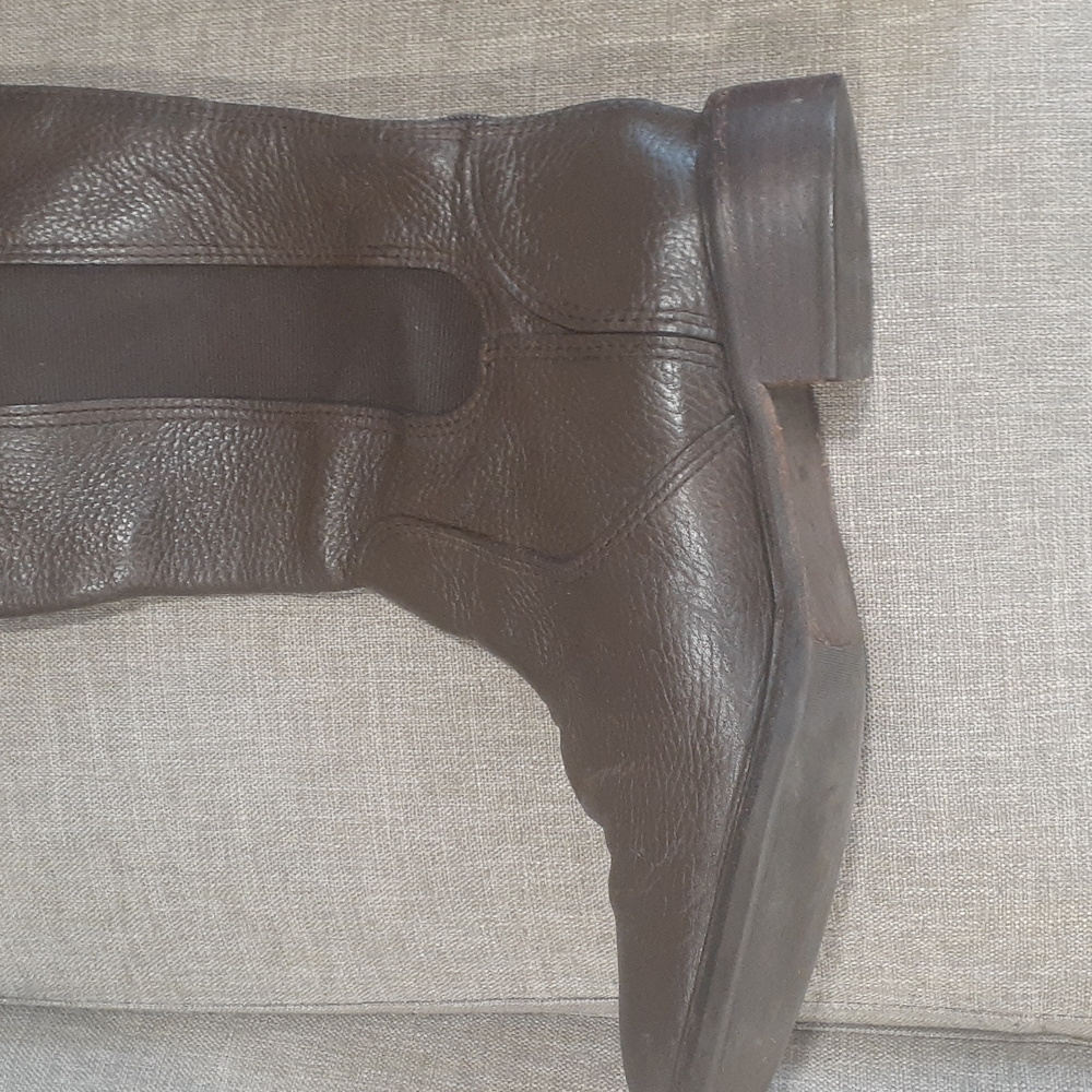 Tory burch Kristy brown leather boots size 10M - Picture 2 of 16